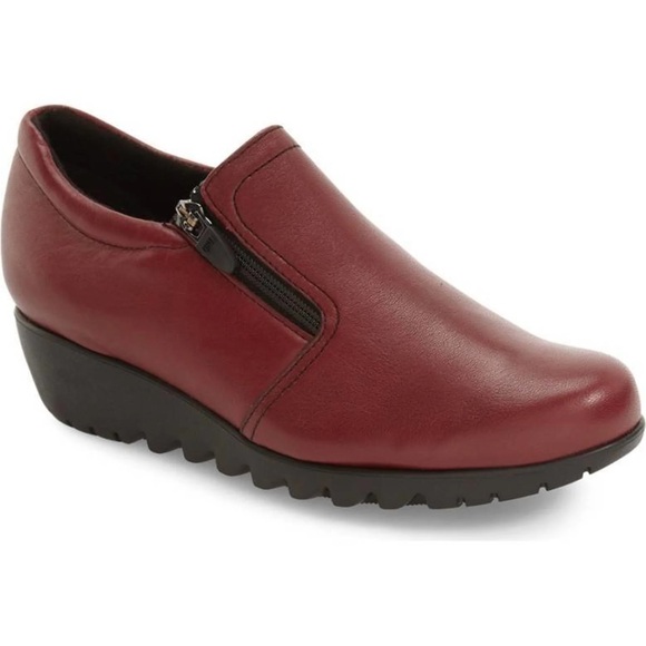 Munro Shoes - NEW Munro Napoli Zip Bootie Comfort Shoes Women’s Burgundy Res Size 9